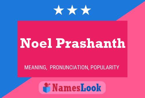 ملصق اسم Noel Prashanth