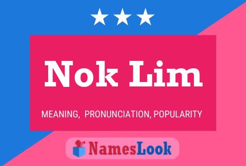 ملصق اسم Nok Lim