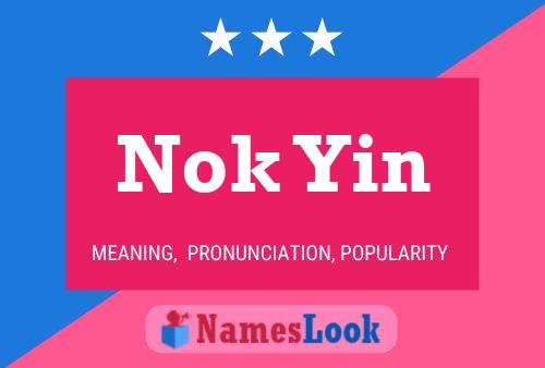 ملصق اسم Nok Yin