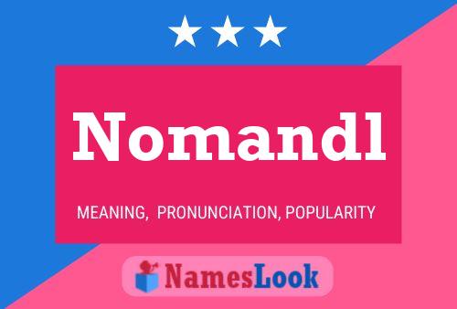 ملصق اسم Nomandl