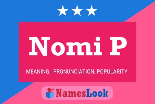 ملصق اسم Nomi P