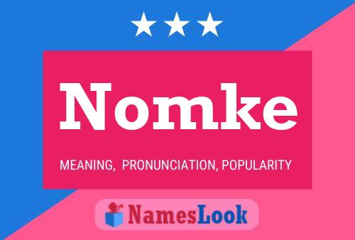 ملصق اسم Nomke