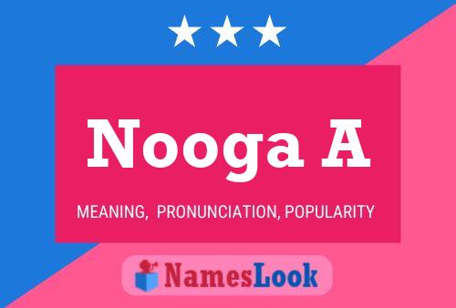 ملصق اسم Nooga A