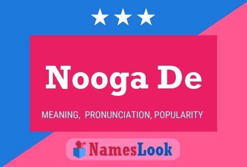 ملصق اسم Nooga De