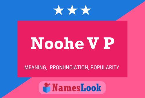 ملصق اسم Noohe V P