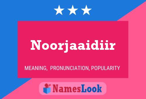 ملصق اسم Noorjaaidiir