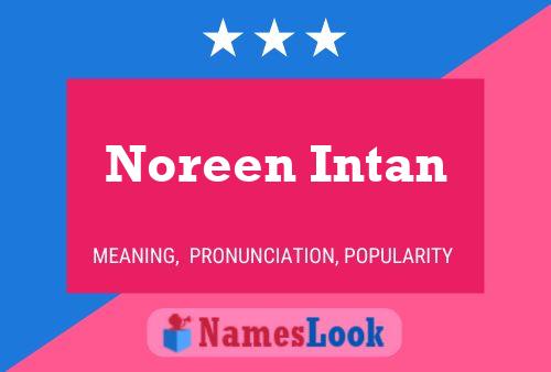 ملصق اسم Noreen Intan