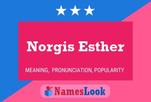 ملصق اسم Norgis Esther