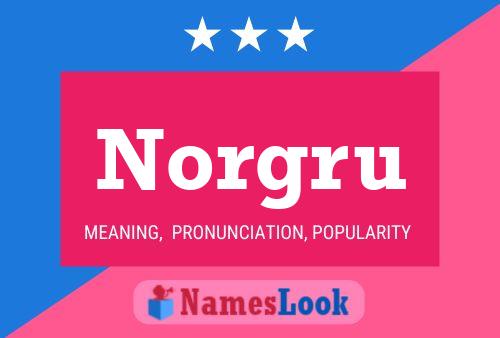 ملصق اسم Norgru