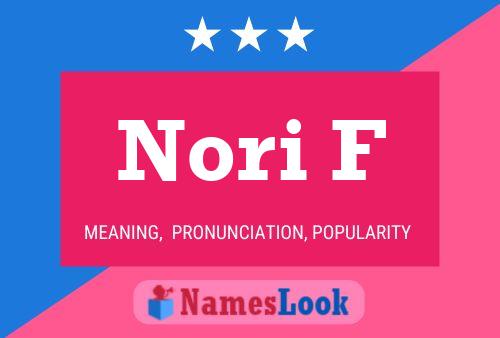 ملصق اسم Nori F