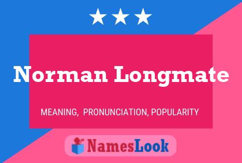 ملصق اسم Norman Longmate