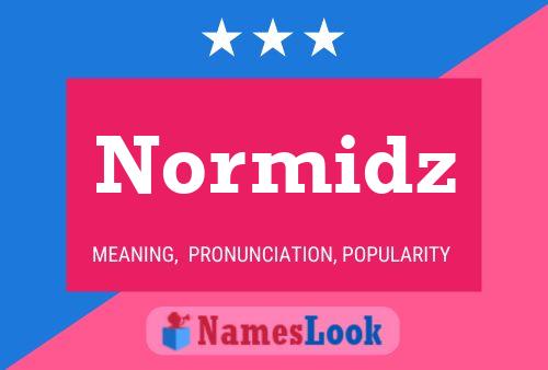 ملصق اسم Normidz