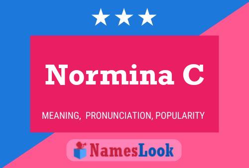 ملصق اسم Normina C