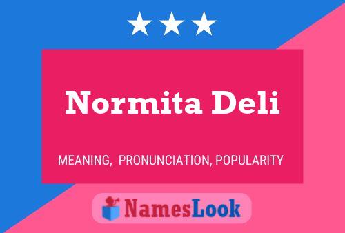 ملصق اسم Normita Deli