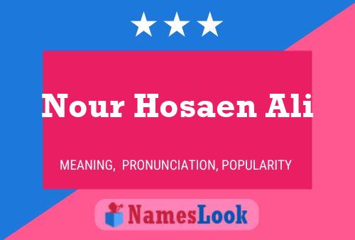 ملصق اسم Nour Hosaen Ali