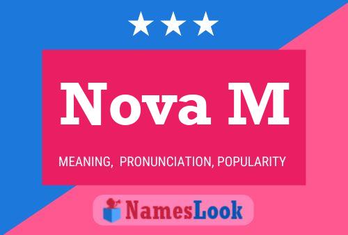 ملصق اسم Nova M