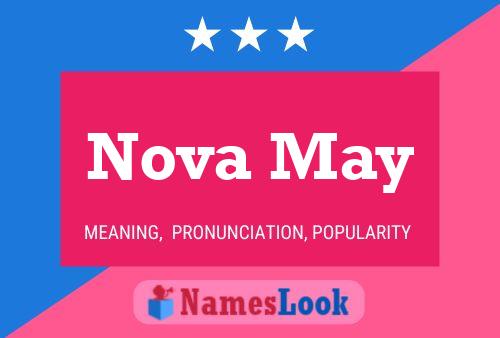 ملصق اسم Nova May