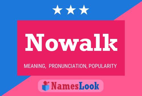 ملصق اسم Nowalk