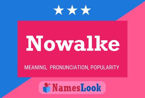 ملصق اسم Nowalke