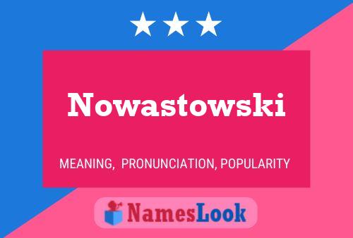 ملصق اسم Nowastowski