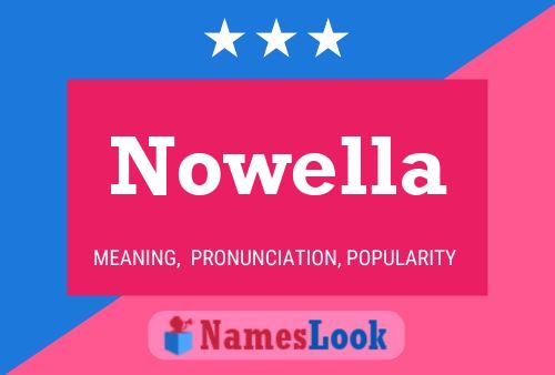 ملصق اسم Nowella