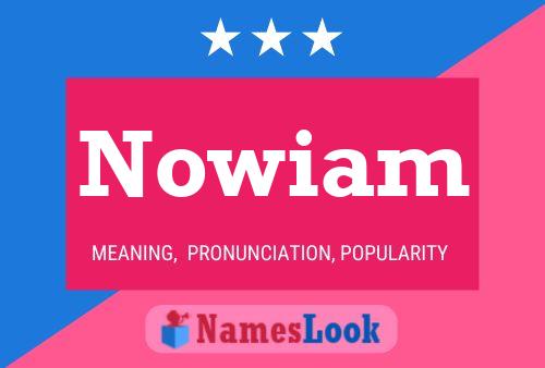 ملصق اسم Nowiam