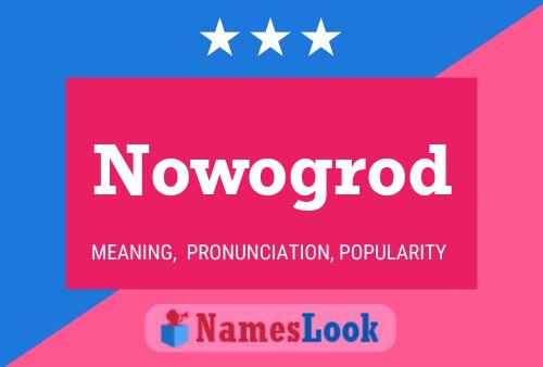 ملصق اسم Nowogrod