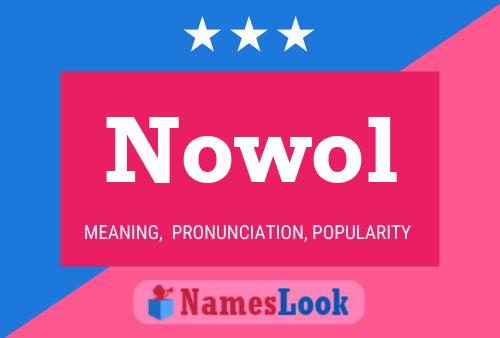 ملصق اسم Nowol