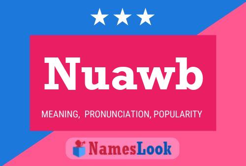 ملصق اسم Nuawb