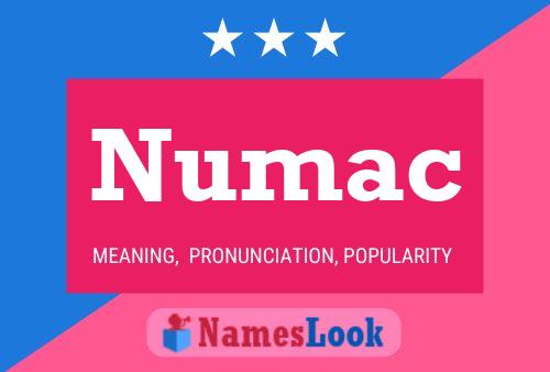 ملصق اسم Numac