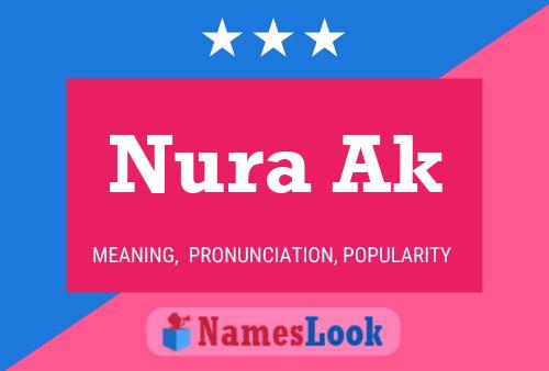 ملصق اسم Nura Ak