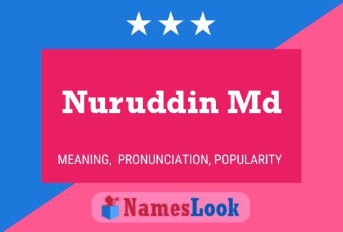 ملصق اسم Nuruddin Md