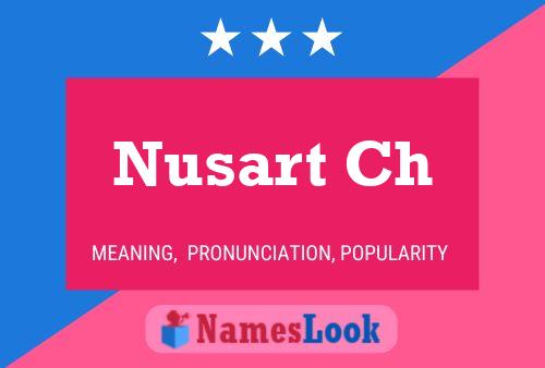 ملصق اسم Nusart Ch