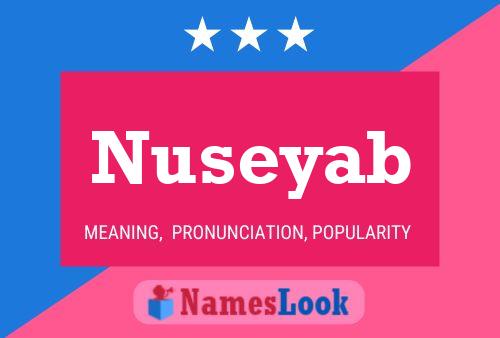 ملصق اسم Nuseyab