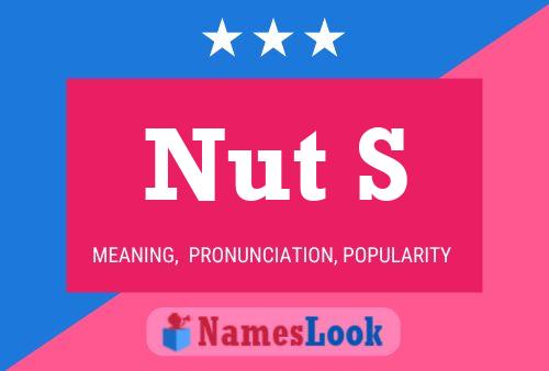 ملصق اسم Nut S