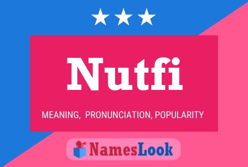 ملصق اسم Nutfi