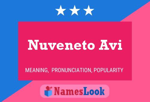 ملصق اسم Nuveneto Avi