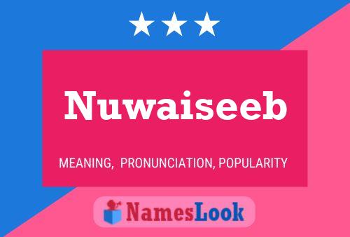 ملصق اسم Nuwaiseeb