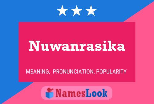 ملصق اسم Nuwanrasika