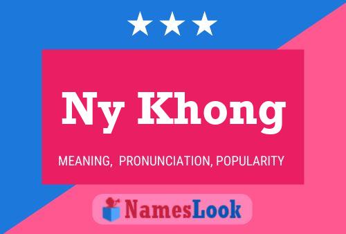 ملصق اسم Ny Khong