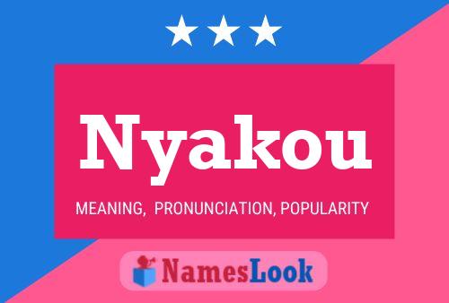 ملصق اسم Nyakou