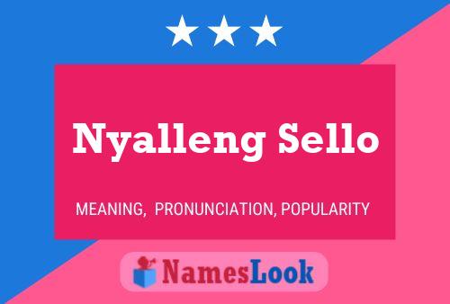 ملصق اسم Nyalleng Sello