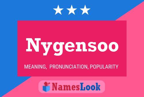 ملصق اسم Nygensoo