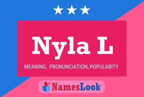 ملصق اسم Nyla L