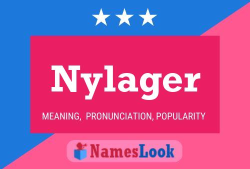 ملصق اسم Nylager