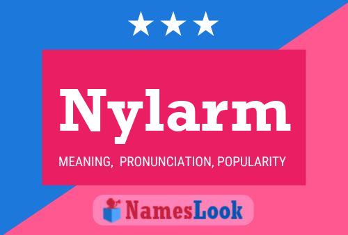 ملصق اسم Nylarm