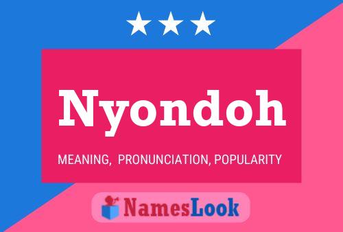 ملصق اسم Nyondoh