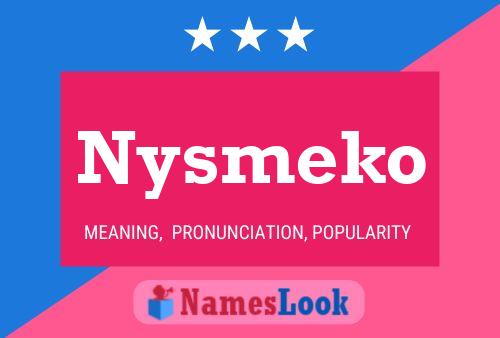 ملصق اسم Nysmeko