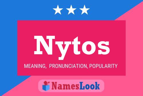 ملصق اسم Nytos