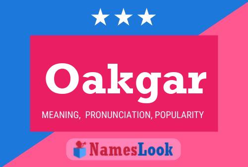 ملصق اسم Oakgar